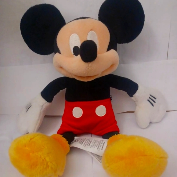 Disney Store Original Mickey Mouse Medium Stuffed Plush 12" - Picture 1 of 4